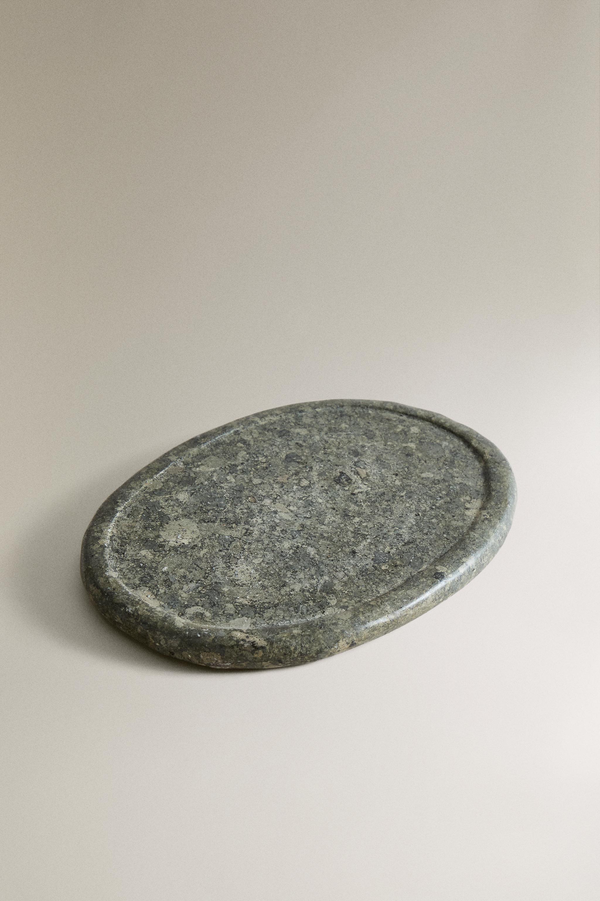 PLATEAU MARBRE VERDÂTRE
